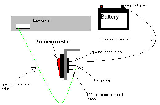 Rocker switch connection