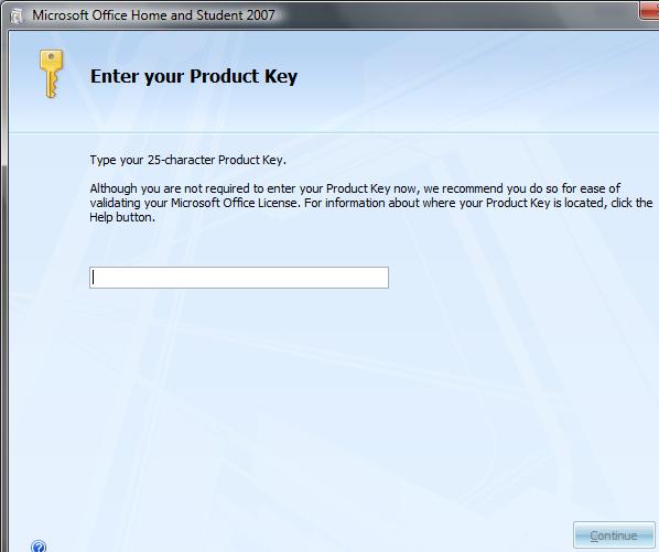 What is a Microsoft Word product key?