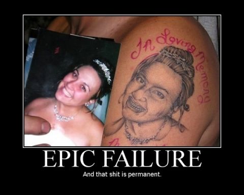stupid tattoos. Rockfordstupid decision