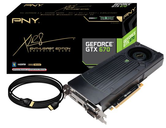 Read PNY XLR8 GeForce GTX 670 Graphics Card Announced