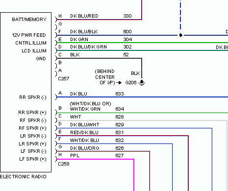 1991 Ford explorer radio wiring diagram #5