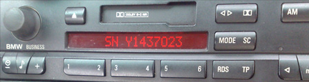 BMW E36 REVERSE RDS RADIO UNIT FM AM BLAUPUNKT WITH SERVICE BOOK