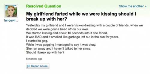 Funny Yahoo Answers - Archive through April 21, 2010 - ecoustics.com