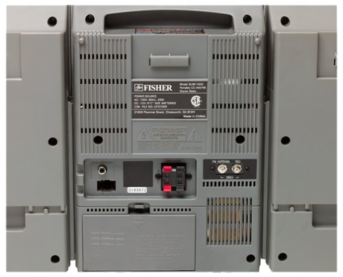 Fisher Slim 1500 back panel