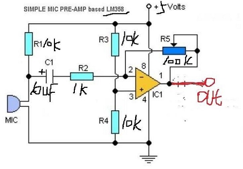 Audio OP-MAP Based on LM358 - ecoustics.com