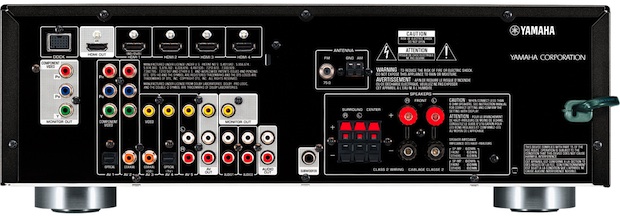 Yamaha RX-V371 A/V Receiver - back