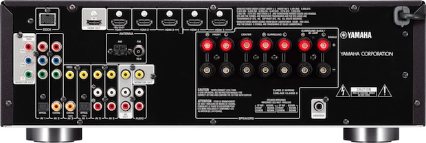 Yamaha RX-V571 A/V Receiver - Back