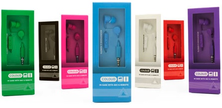 Coloud Colors C19M In-Ear Headphones - Packaging