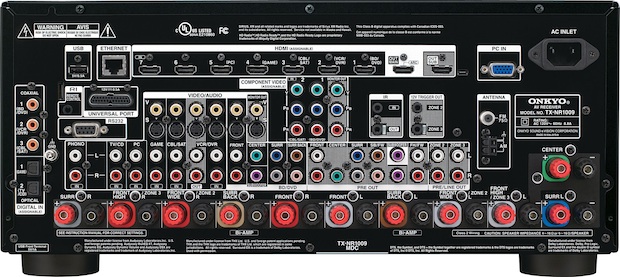 Onkyo TX-NR1009 DTS Neo:X A/V Receiver - Back