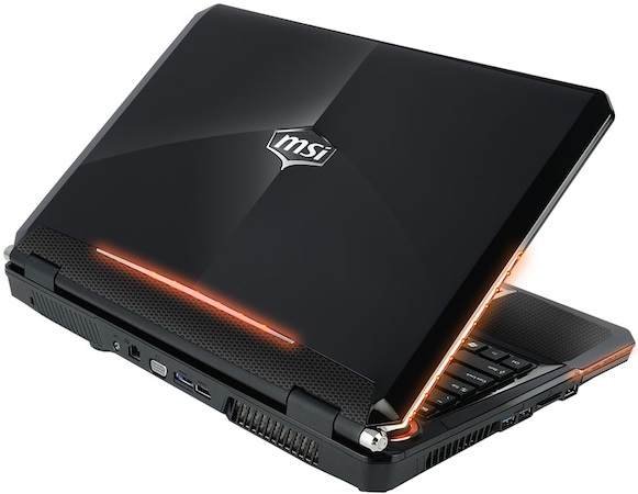 MSI GT683R Gaming Laptop - Back