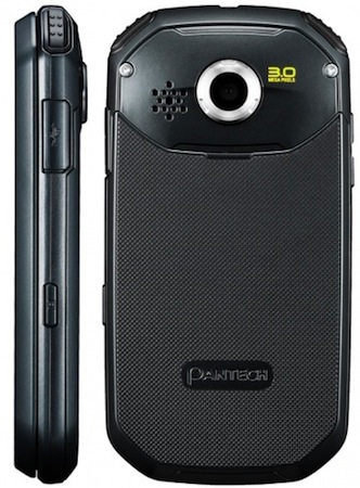 Pantech Crossover Smartphone - Side, Back