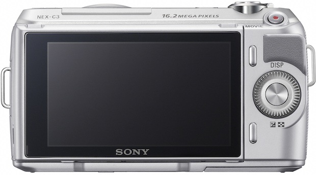Sony NEX-C3 APS-C Digital Camera - Back