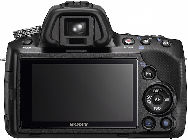 Sony SLT-A35 Alpha SLR Digital Camera - Back