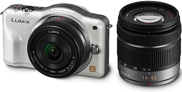 Panasonic DMC-GF3 Lumix Micro Four Thirds Digital Camera - Silver