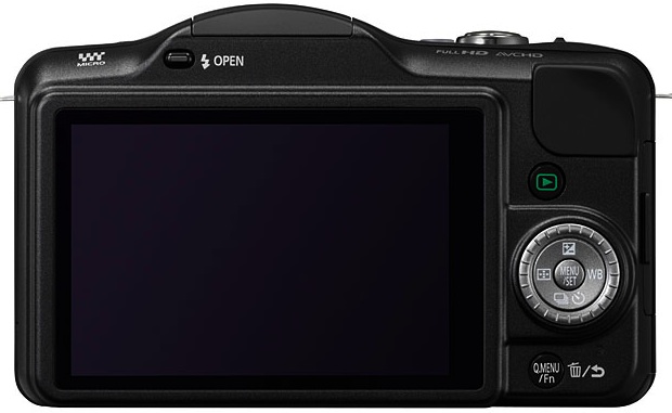 Panasonic DMC-GF3 Lumix Micro Four Thirds Digital Camera - Back