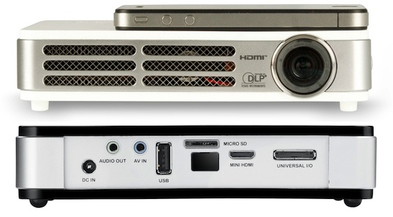 Vivitek Qumi LED Pocket DLP Projector - Front Back