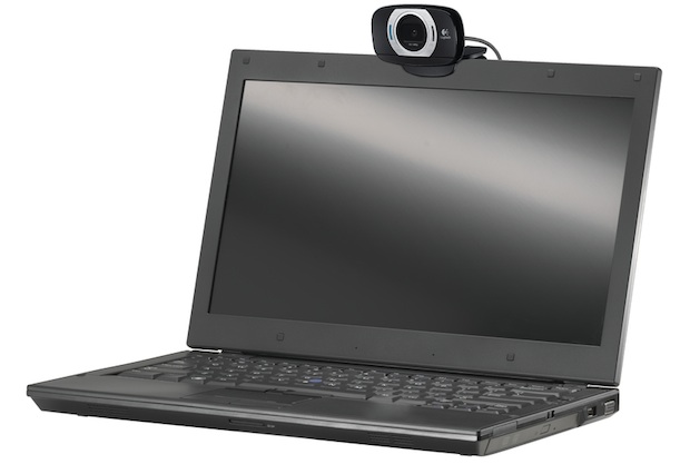 Logitech C615 HD Webcam on notebook