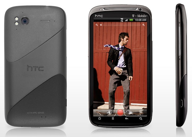 HTC Sensation 4G Smartphone - Front, Back, Side