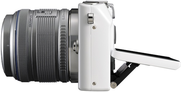 Olympus PEN Lite E-PL3 Micro Four Thirds Digital Camera - side