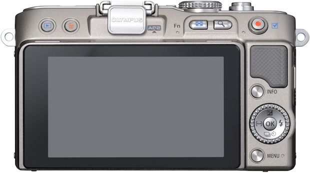 Olympus PEN Lite E-PL3 Micro Four Thirds Digital Camera - back