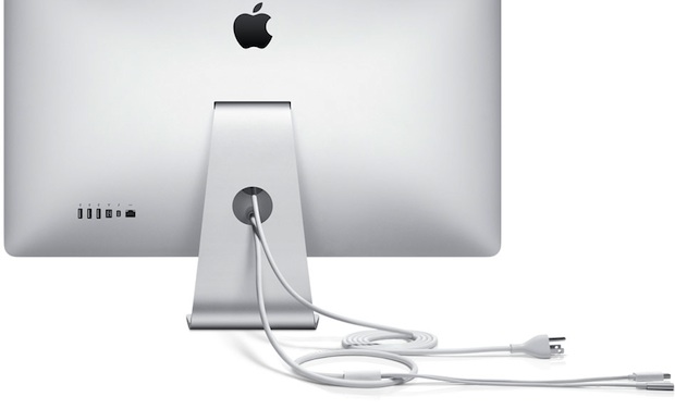 Apple Thunderbolt Display 27-inch LCD Monitor - Back