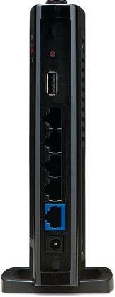 Buffalo WZR-HP-G450H AirStation High Power N450 Gigabit Wireless Router - Ports