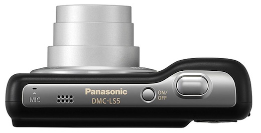 Panasonic DMC-LS5 Lumix Digital Camera - top