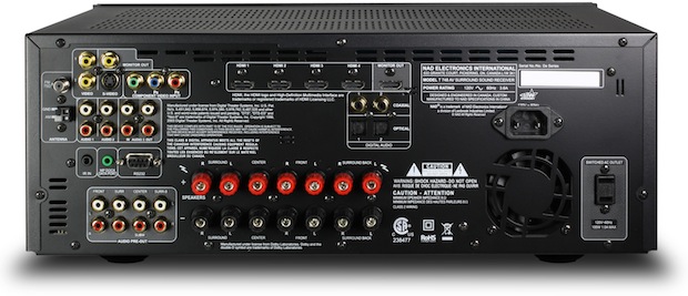 NAD T 748 A/V Receiver - Back