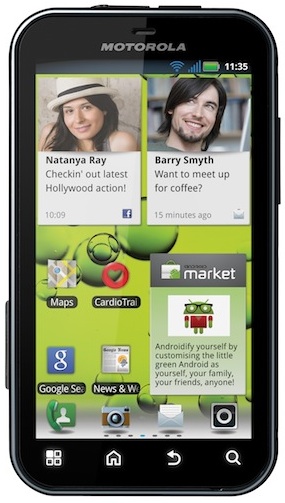 Motorola DEFY+ Android 2.3 Smartphone - Front