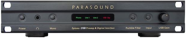 Parasound Zphono-USB Preamplifier - front