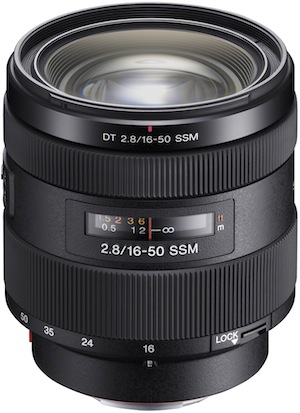 Sony SAL1650F28 DT 16-50mm F2.8 SSM zoom lens