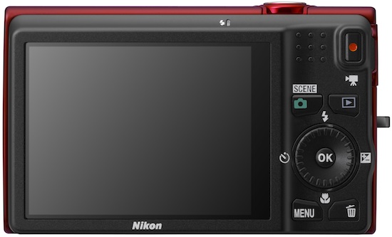 Nikon COOLPIX S6200 Digital Camera - Back