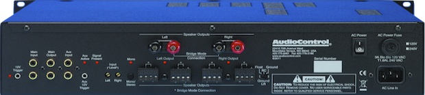 AudioControl Architect 210ES Amplifier - Back