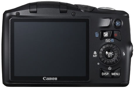 Canon PowerShot SX150 IS Digital Camera - back