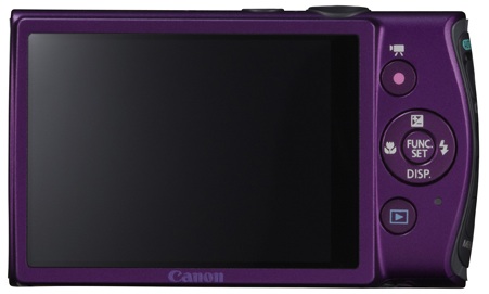Canon PowerShot ELPH 310 HS Digital Camera - Back