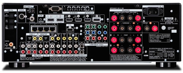 Sony STR-DA3700ES A/V Receiver - Back