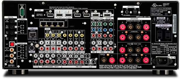 Sony STR-DA5700ES A/V Receiver - back