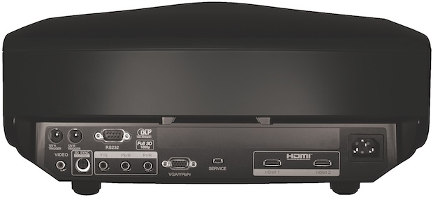 Optoma HD8300 3D Home Theater DLP Projector - back