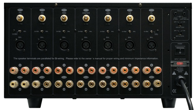 Sherbourn PA-7350 Multichannel Amplifier - Back