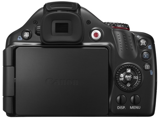 Canon PowerShot SX40 HS Digital Camera - back