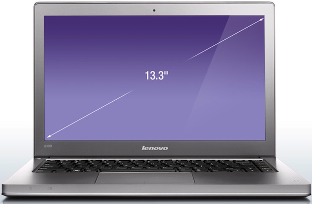 Lenovo IdeaPad U300 Laptop - Front