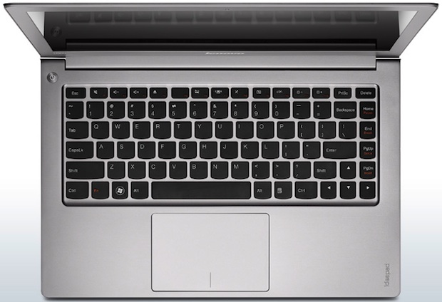 Lenovo IdeaPad U300 Laptop - Top Keyboard