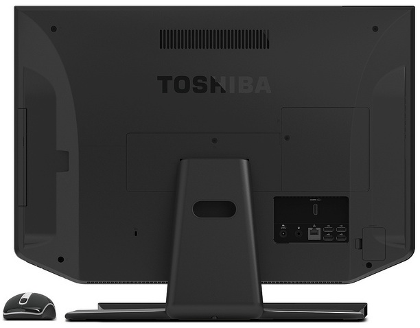 Toshiba DX735 All-in-One Desktop PC - back