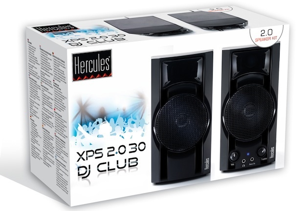 Hercules XPS 2.0 30 DJ Club Computer Speakers - box