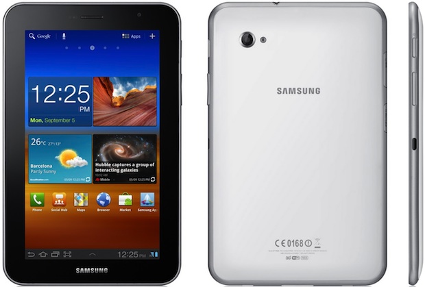 Samsung GALAXY Tab 7.0 Plus Tablet - sides