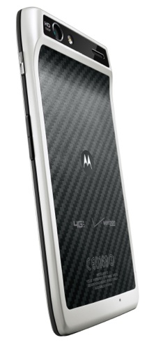DROID RAZR by Motorola 4G LTE Smartphone -Front - White