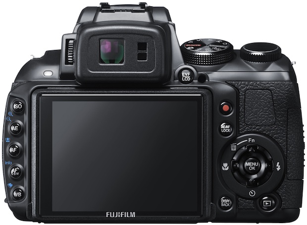 FujiFilm FinePix HS30EXR Digital Camera - back