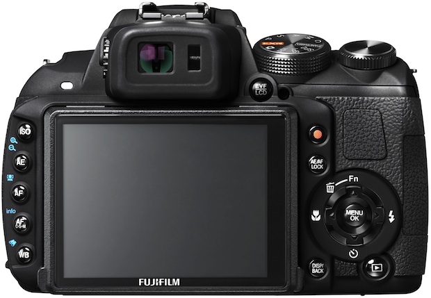 FujiFilm FinePix HS25EXR Digital Camera - back