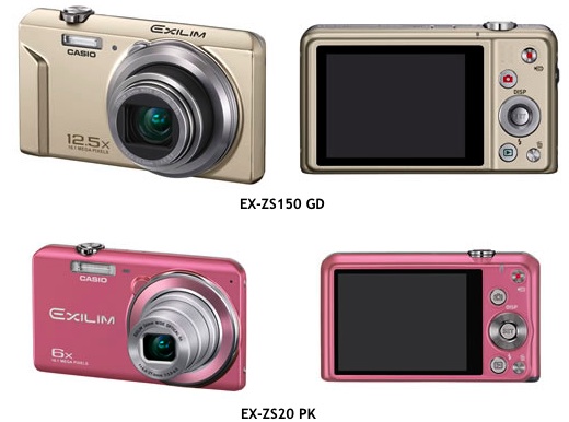 Casio EX-ZS150, EX-ZS20 Exilim Digital Cameras