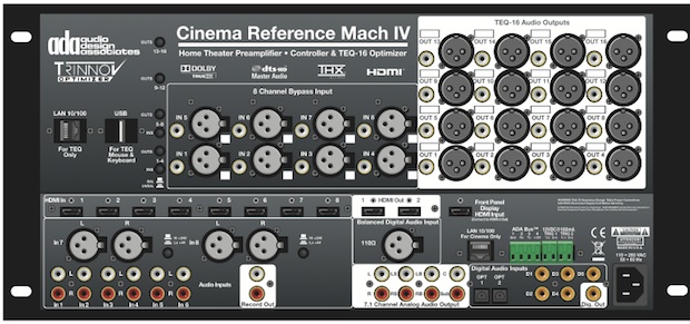 ADA Cinema Reference Mach IV A/V Preamp/Processor - back